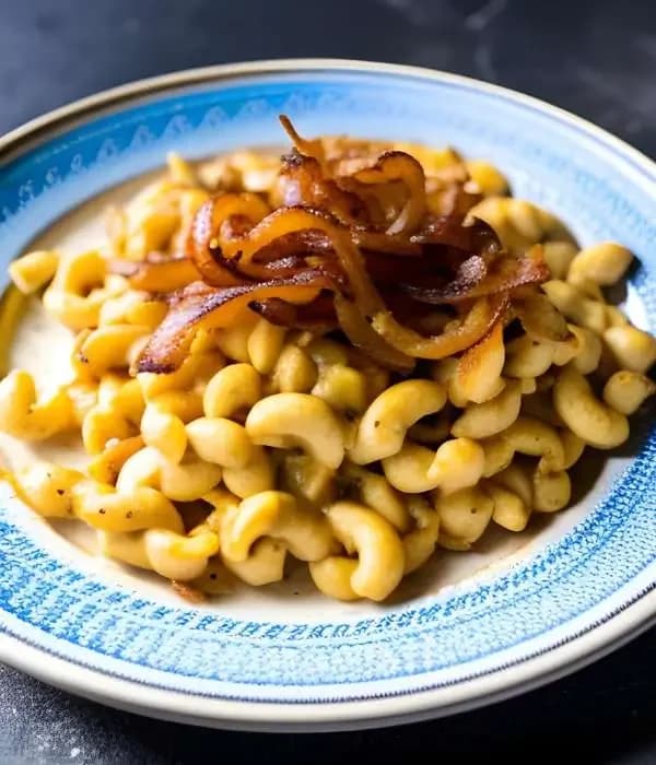Hausgemachte Spätzle mit Röstzwiebeln